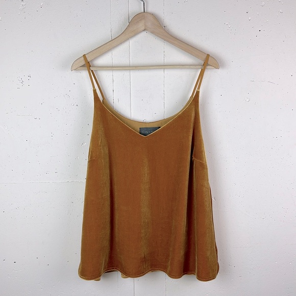 Anthropologie Sunday in Brooklyn Velvet Swing Tank - Picture 1 of 6